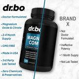 DR. BO Magnesium Complex 500mg Capsules close-up of capsules
