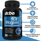 DR. BO Magnesium L-Threonate 2000mg capsules side view