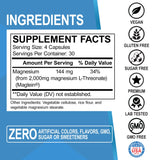 DR. BO Magnesium L-Threonate 2000mg capsules with measuring spoon