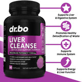 DR. BO Milk Thistle Liver Support Supplement 200mg side view