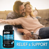 DR. BO Multi-Enzymes Supplement back view with nutritional information