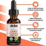 DR. BO Oregano Oil Drops 1180mg bottle side view