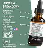 DR. BO Organic Lemon Balm Extract Tincture 2oz ingredients list