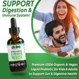 DR. BO Organic Liquid Probiotic Drops close-up of dropper