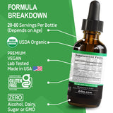 DR. BO Organic Liquid Probiotic Drops packaging details