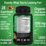 DR. BO Organic Spirulina Tablets with fresh greens