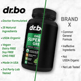 DR. BO Organic Spirulina Tablets with measuring spoon