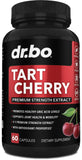 DR. BO Tart Cherry Extract Capsules 60 count front view