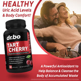DR. BO Tart Cherry Extract Capsules bottle with label