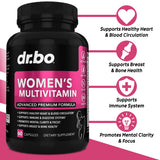 DR. BO Women's Multivitamin Supplement side view