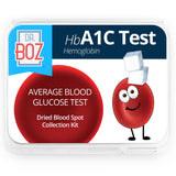 Dr. Boz Hemoglobin A1C Test Kit front view with packaging