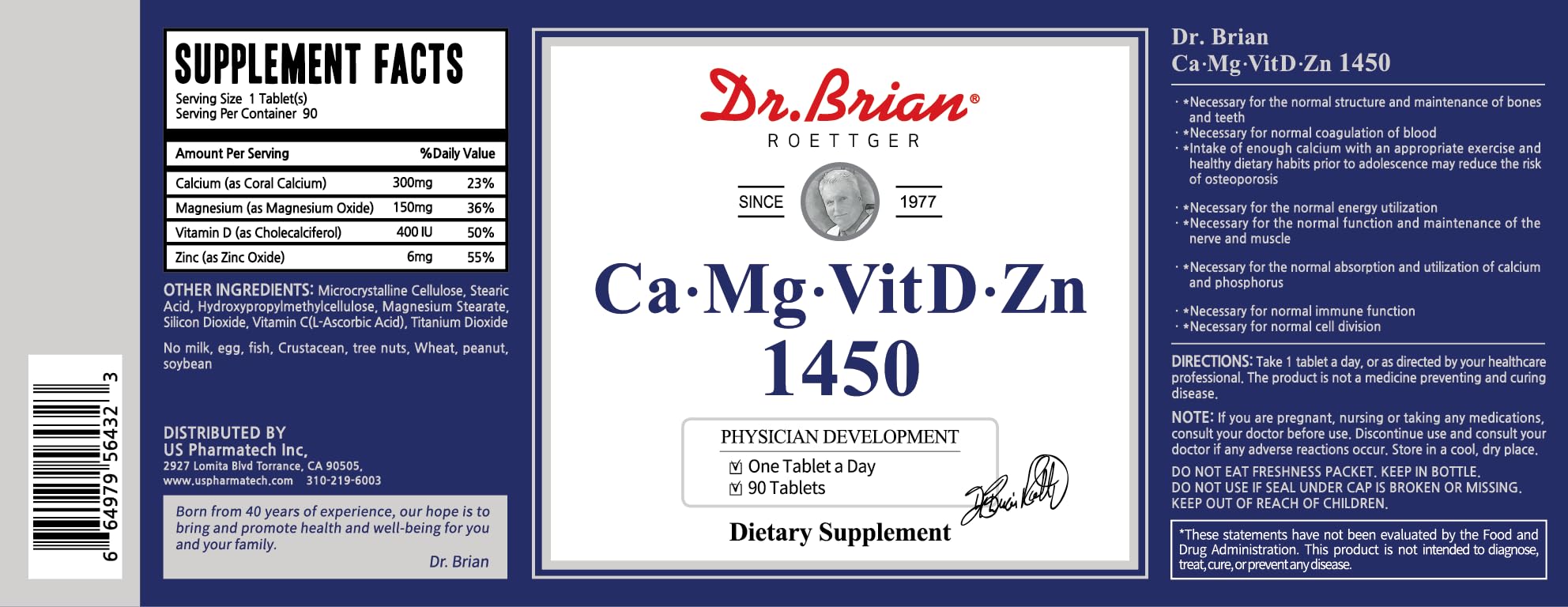 DR.BRIAN ROETTGER Height Growth Supplement with a measuring tape
