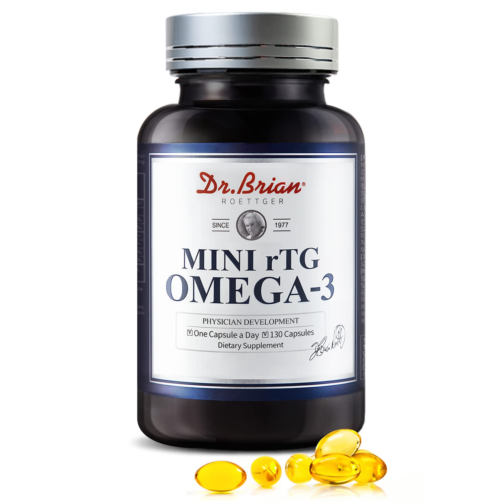 DR.BRIAN ROETTGER Omega 3 Fish Oil Supplement front view