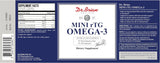 DR.BRIAN ROETTGER Omega 3 Fish Oil Supplement ingredients list