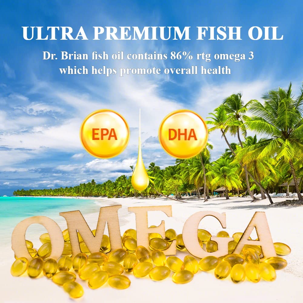 DR.BRIAN ROETTGER Omega 3 Fish Oil Supplement packaging