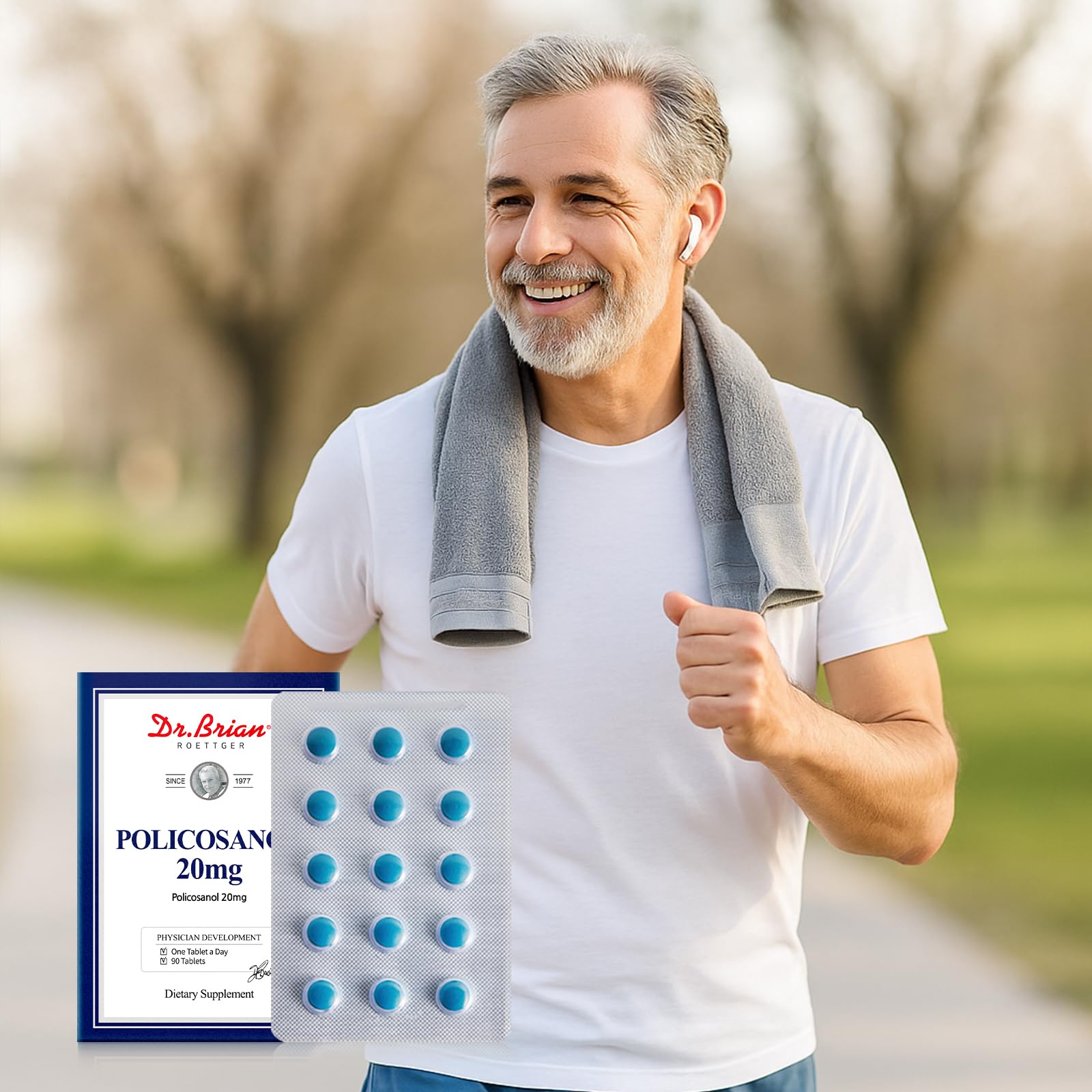 DR.BRIAN ROETTGER Policosanol 20mg Tablets bottle