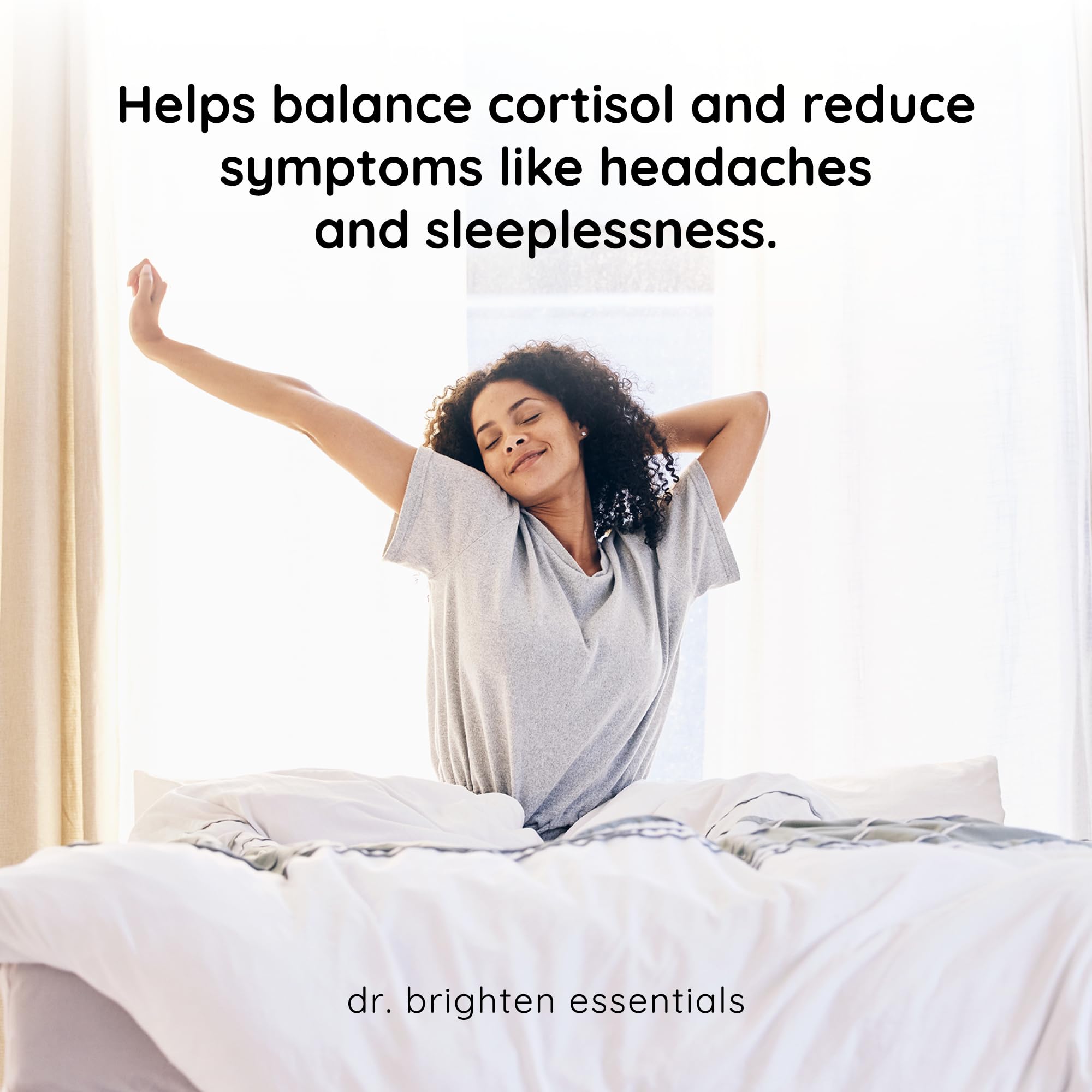 Dr. Brighten Adrenal Support Capsules back view