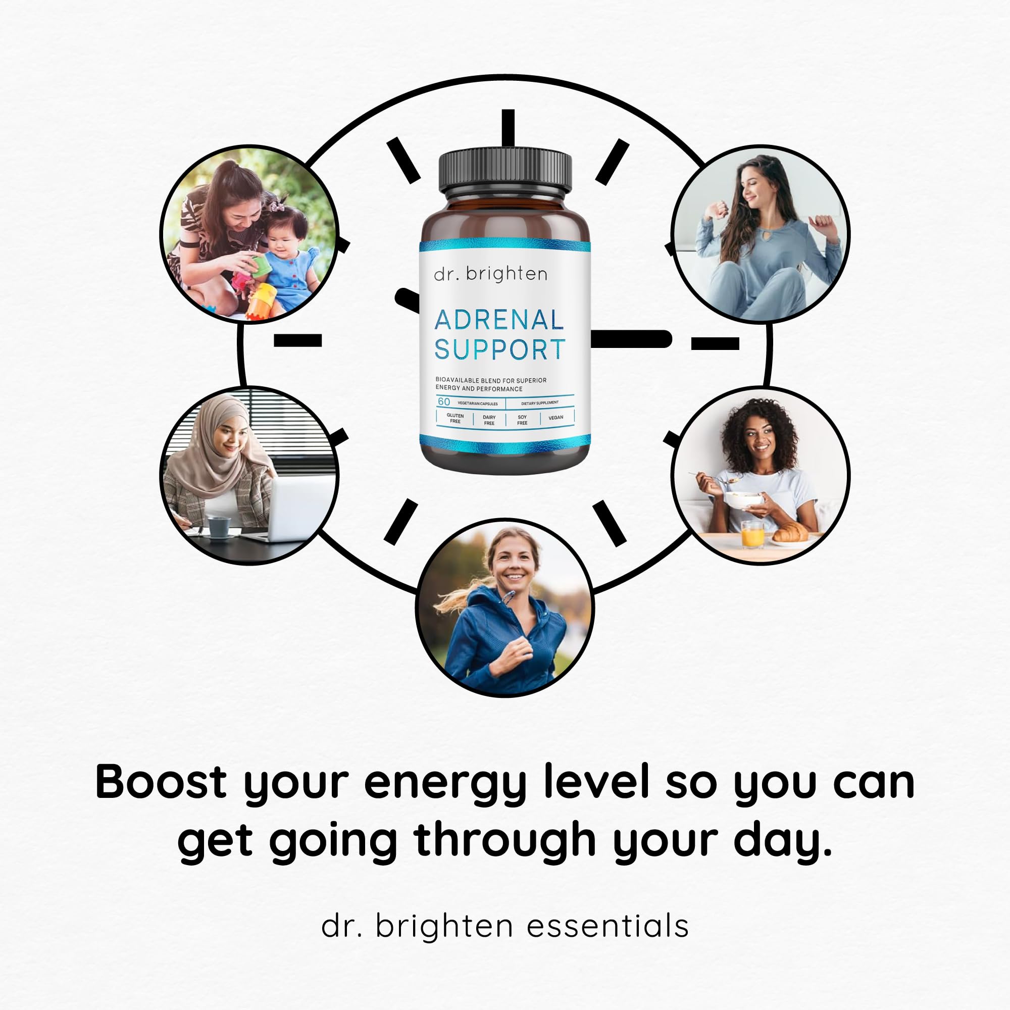 Dr. Brighten Adrenal Support Capsules ingredients list