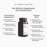 Dr. Brighten Herbal Supplement bottle with capsules