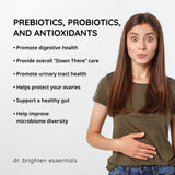 Dr. Brighten Women's Probiotic Supplement capsule format