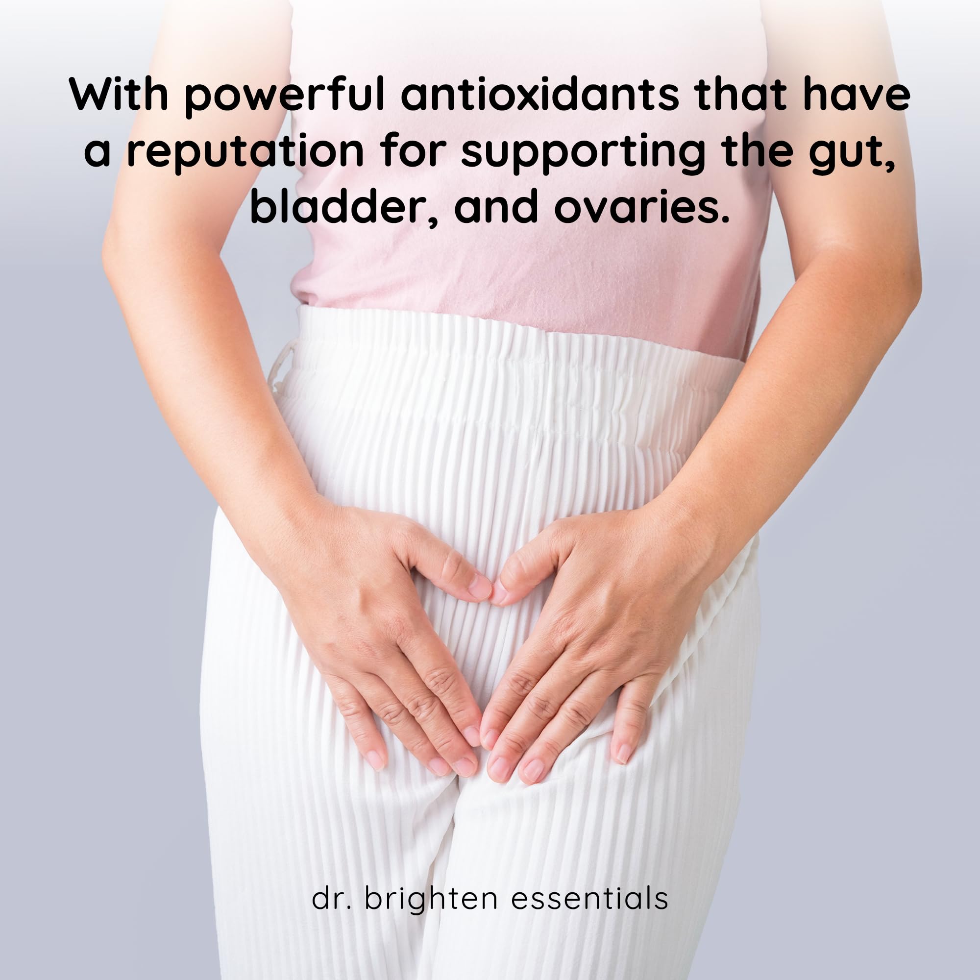 Dr. Brighten Women's Probiotic Supplement on a kitchen counter