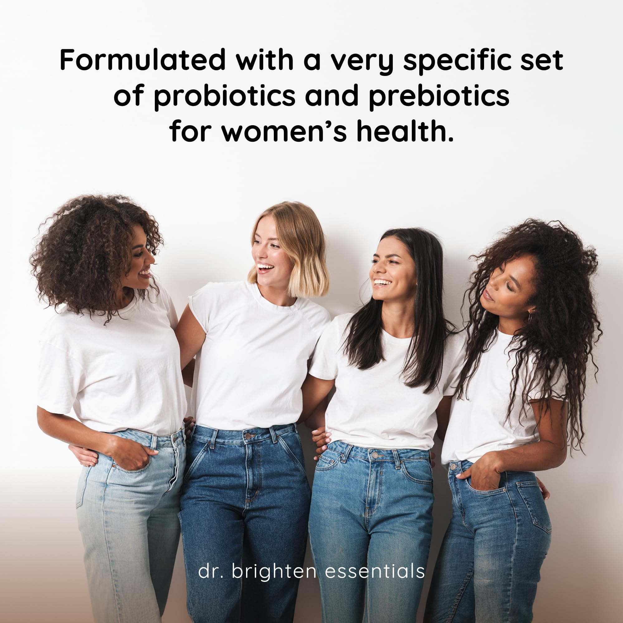 Dr. Brighten Women's Probiotic Supplement packaging