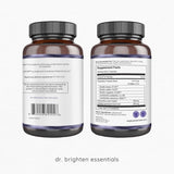 Dr. Brighten Women's Probiotic Supplement side view
