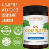 DR.CHRISTIANSON Organic Resistant Starch Blend 300g back view