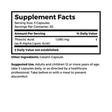 Dr Clark Store Alpha Lipoic Acid 300mg 90 Capsules side view