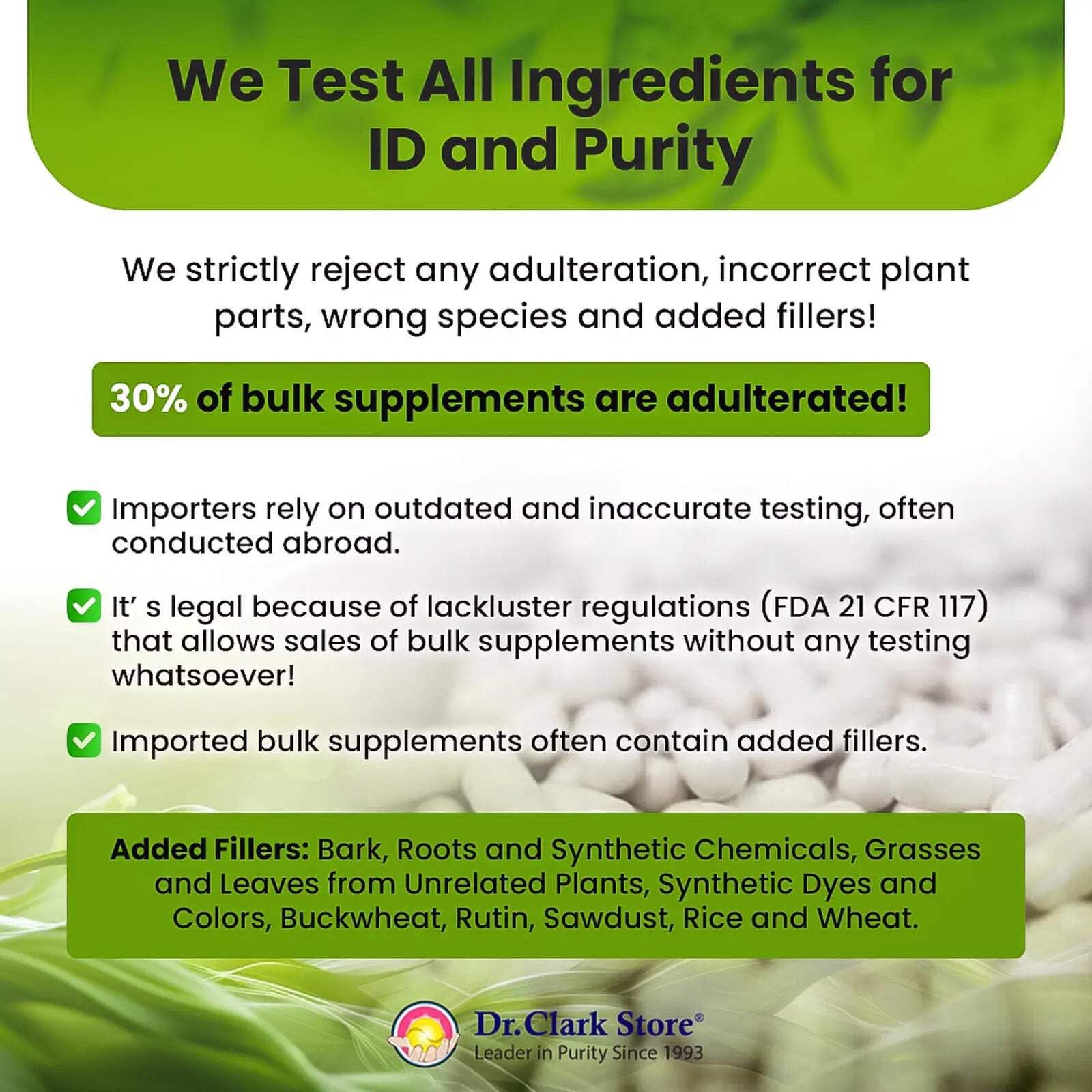 Dr Clark Store Alpha Lipoic Acid 300mg capsules with measuring spoon