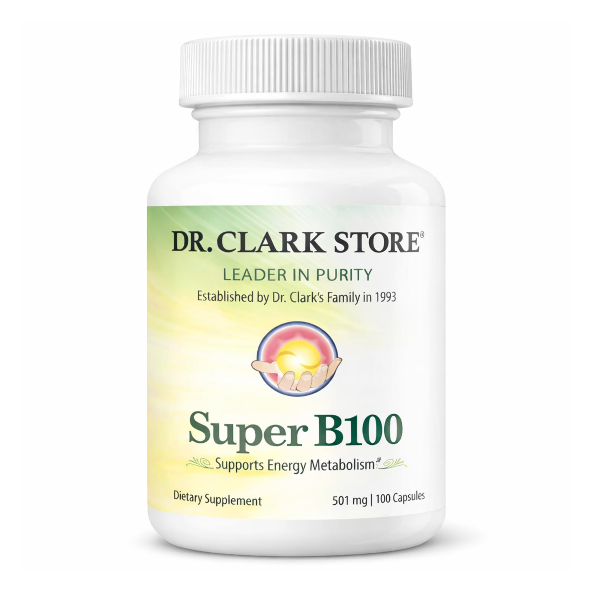 Dr Clark Store B-Complex Daily Supplement 60 Capsules front view