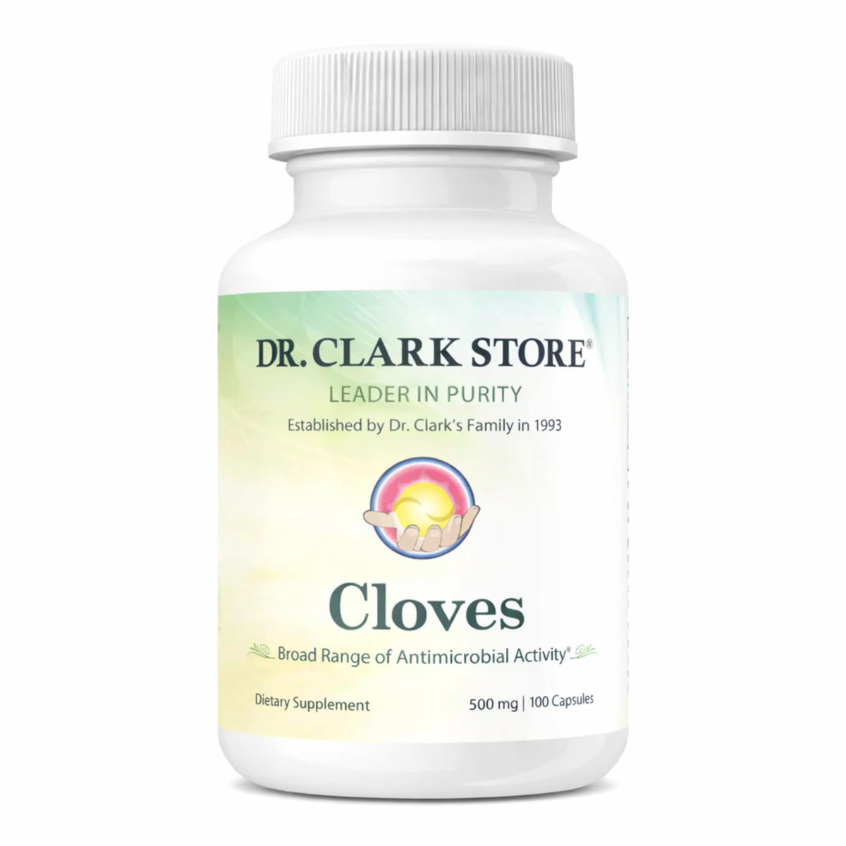 Dr Clark Store Clove Bud Powder Capsules 500mg front view