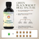 Dr Clark Store Green Black Walnut Hull Tincture packaging