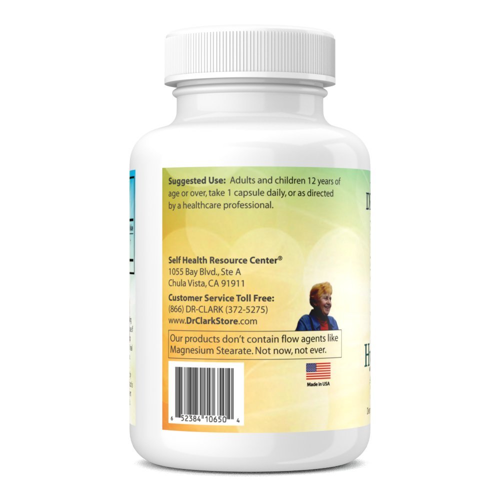 Dr Clark Store Hydrangea Root Capsules with a measuring spoon