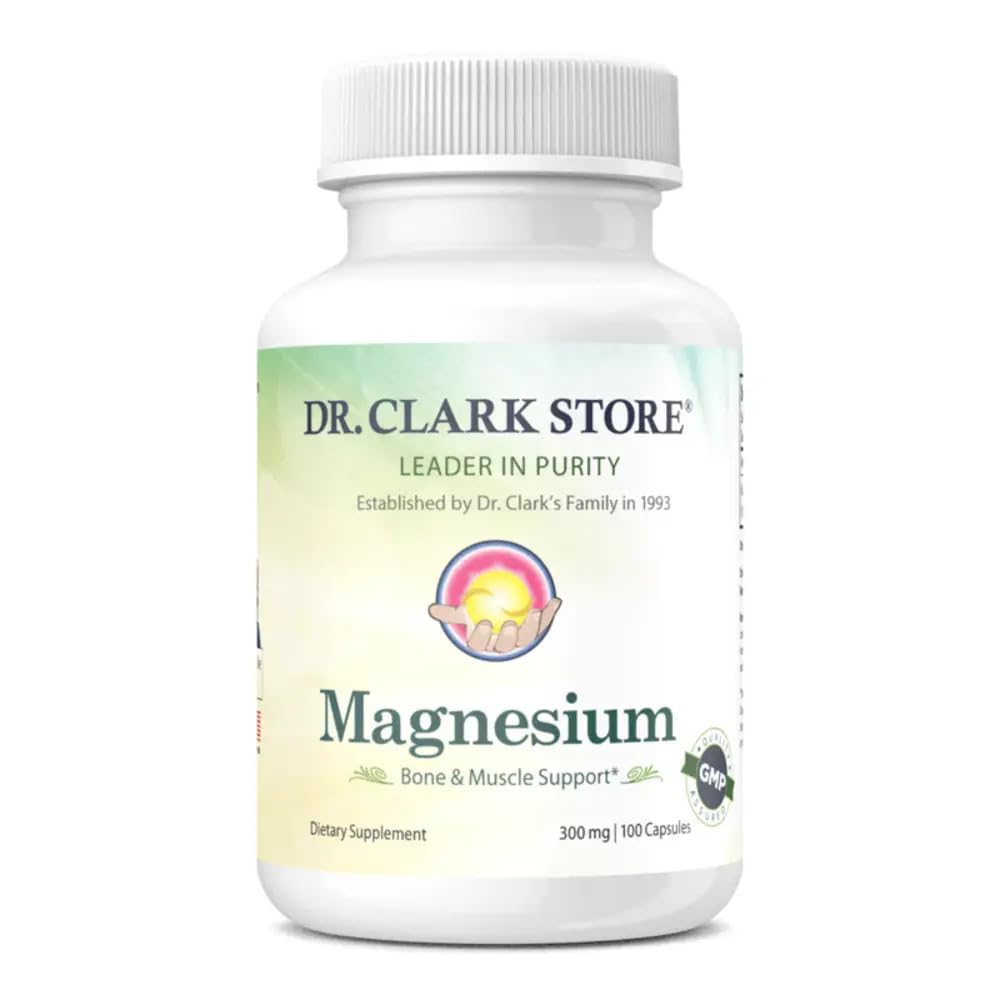 Dr Clark Store Magnesium Oxide 300mg bottle front view