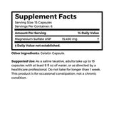 Dr Clark Store Magnesium Sulfate Capsules 100 count bottle