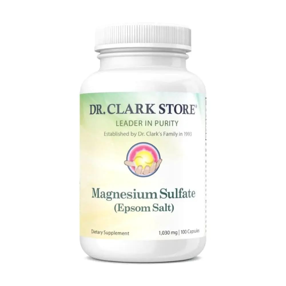 Dr Clark Store Magnesium Sulfate Capsules 1030 mg front view