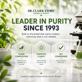 Dr Clark Store Magnesium Supplement with a measuring spoon