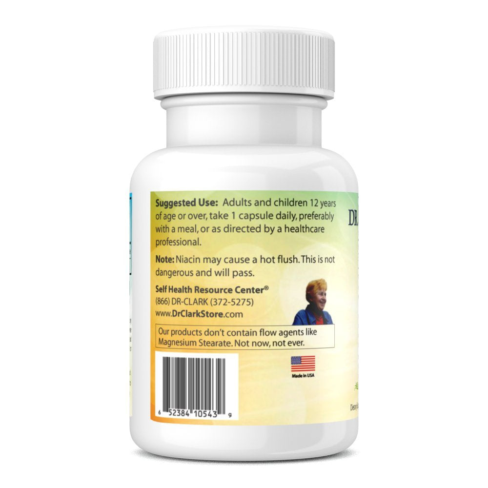 Dr Clark Store Niacin B3 Supplement 25mg ingredients list
