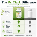 Dr Clark Store Pancreatin 8X Multi-Enzyme Supplement capsule with meal
