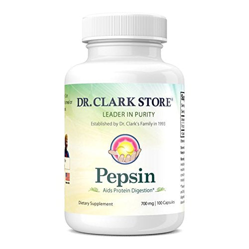 Dr Clark Store Pepsin Multi-Enzyme Capsules front view