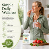 Dr Clark Store Rose Hips Blended Vitamin Supplement back view