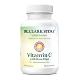 Dr Clark Store Vitamin C with Rose Hips 1000mg capsules front view