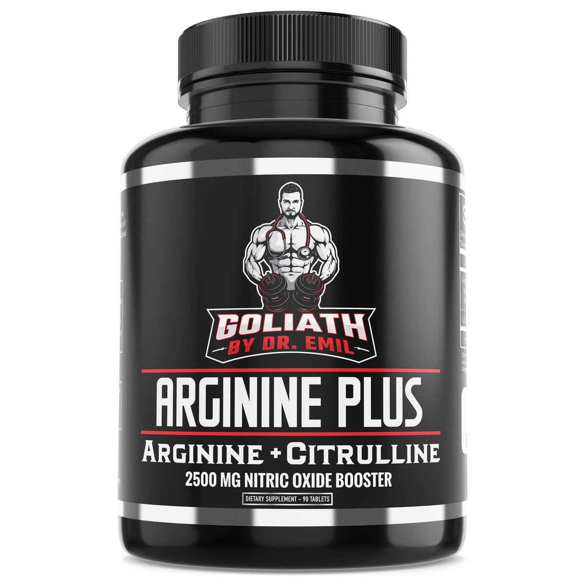DR. EMIL NUTRITION L-Arginine Tablets 2500mg front view