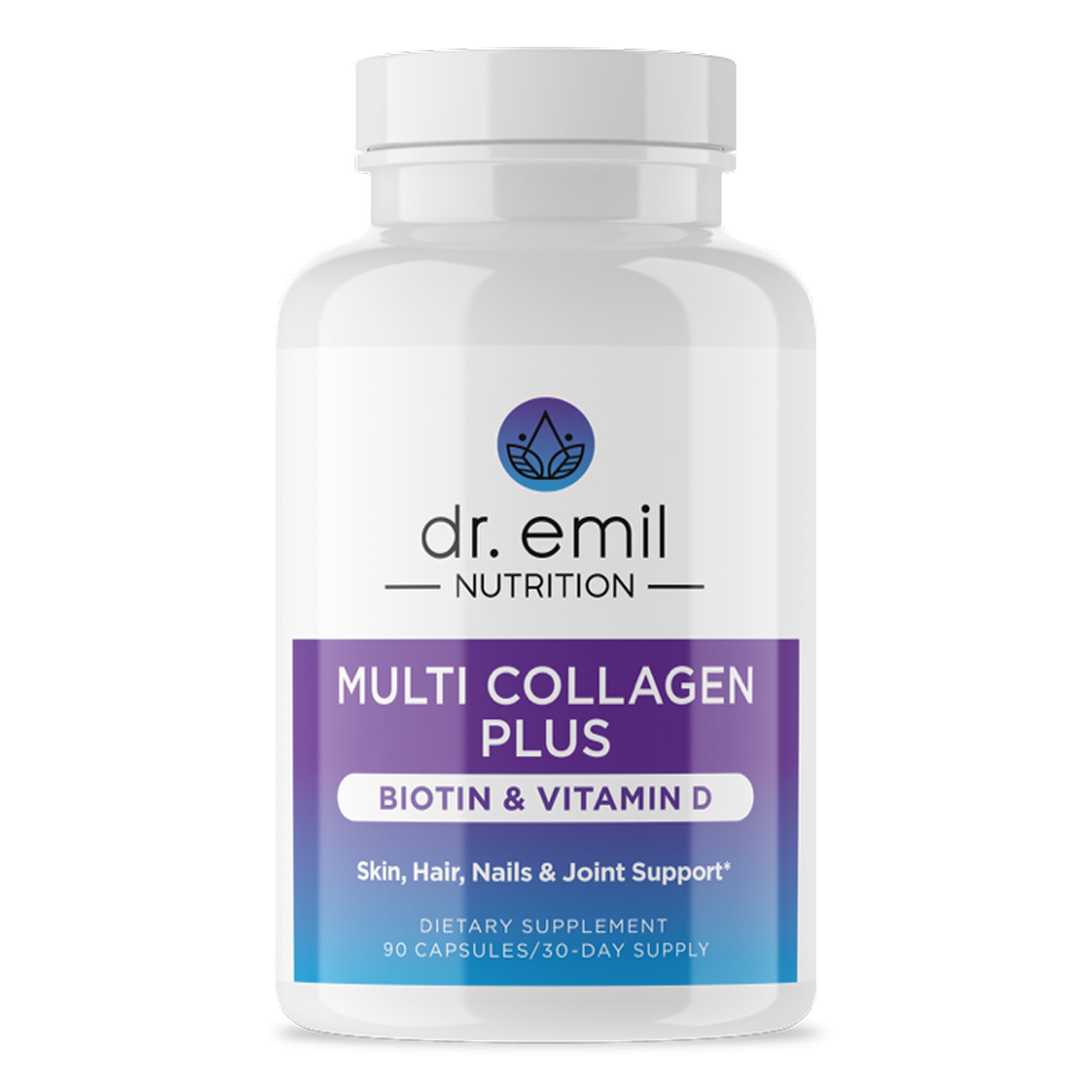 DR. EMIL NUTRITION Multi Collagen Plus front view of bottle