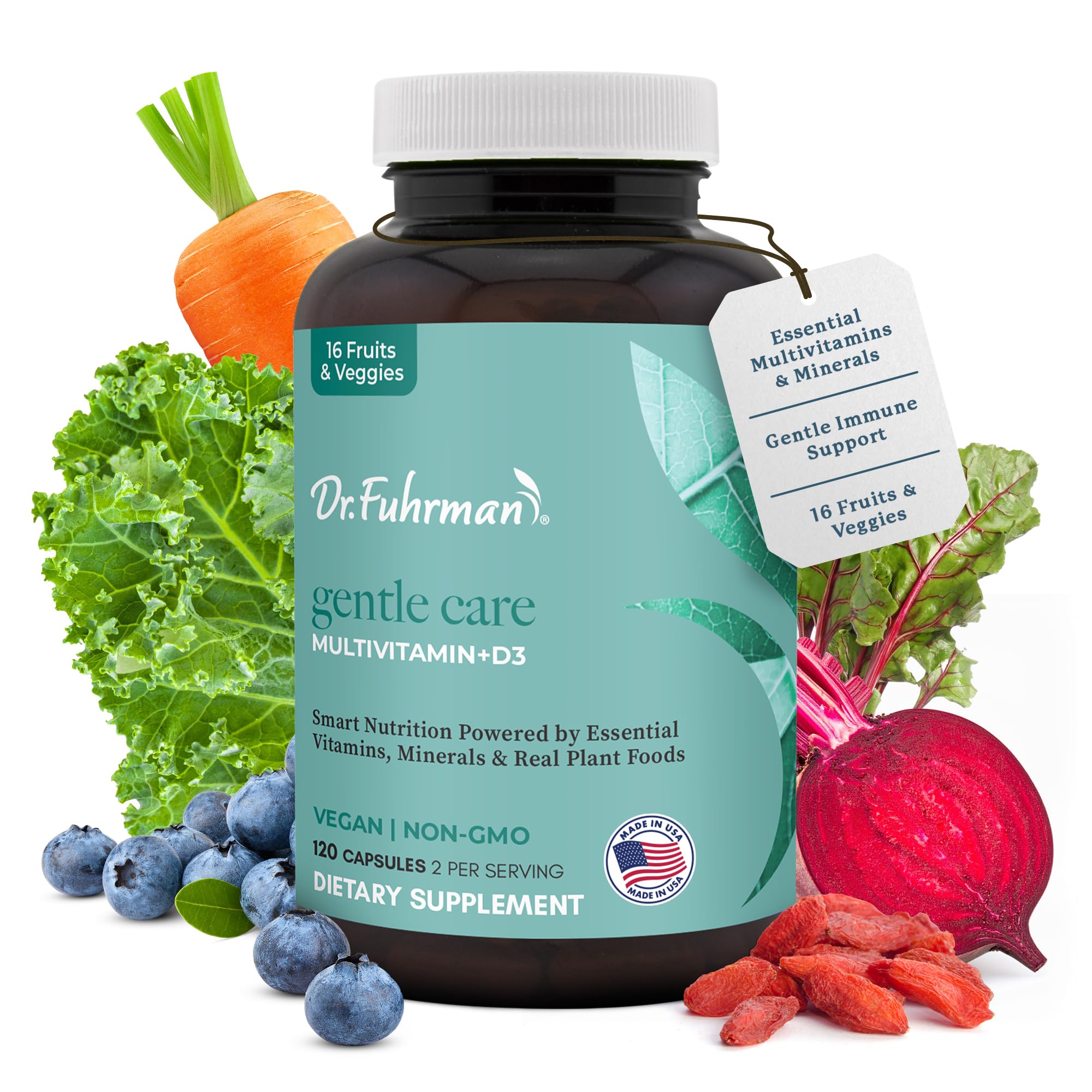 Dr. Fuhrman Gentle Care Multivitamin Supplement front view
