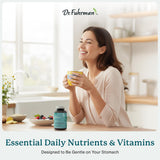 Dr. Fuhrman Gentle Care Multivitamin Supplement in a kitchen setting