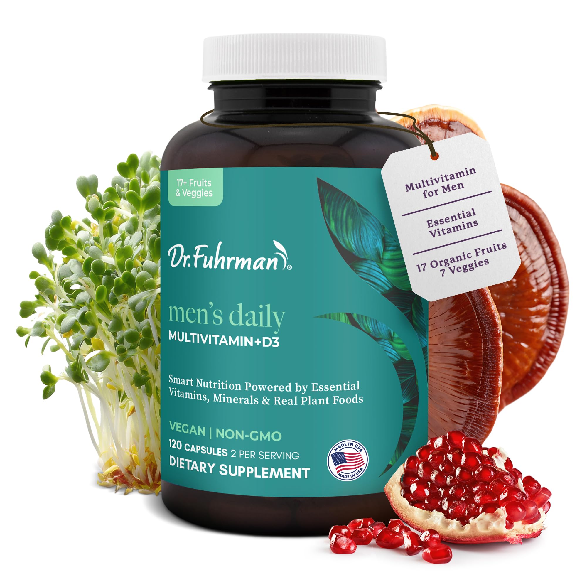 Dr. Fuhrman Men's Daily Multivitamin 150g front view