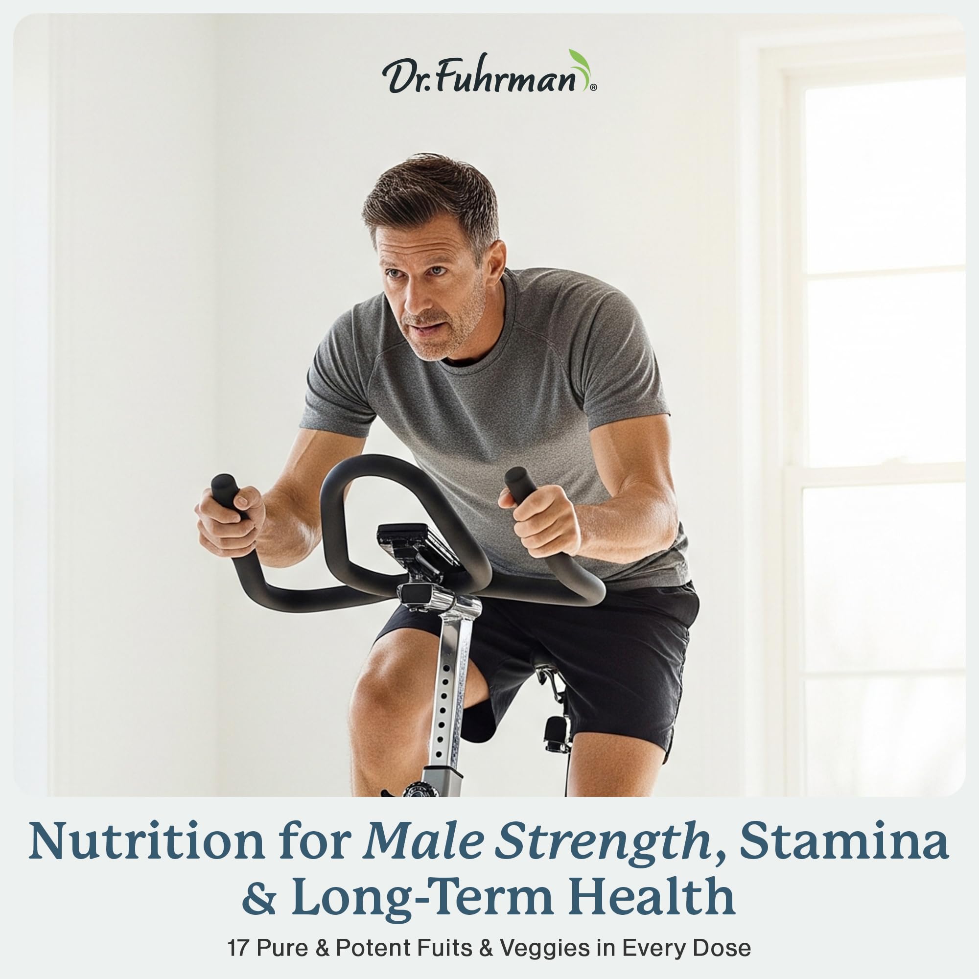 Dr. Fuhrman Men's Daily Multivitamin in a lifestyle setting