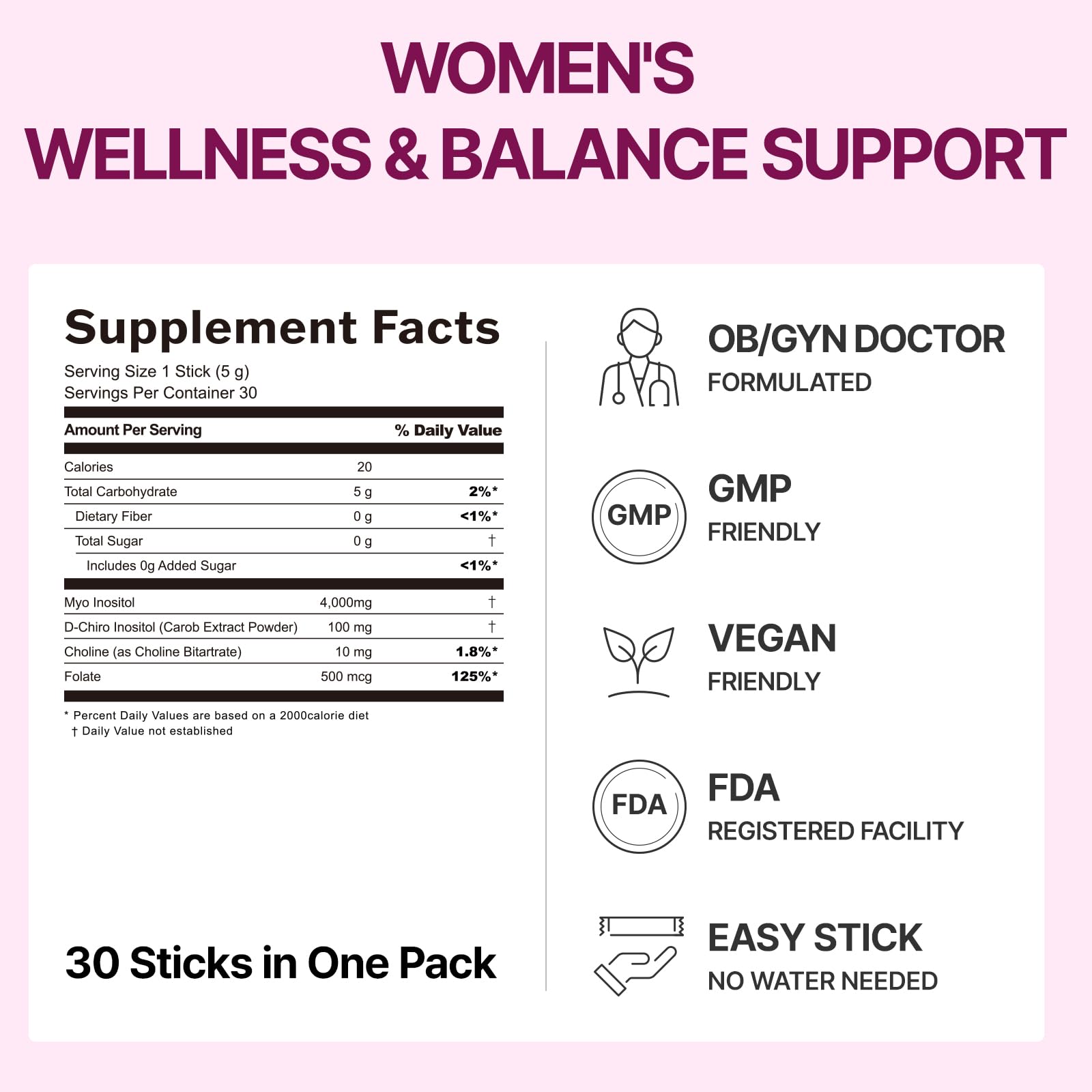 Dr.GET IT Inositol Supplement on a gym bag